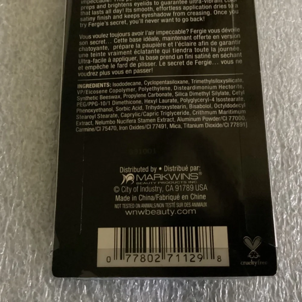 Wet N Wild Fergie Shimmer Take On The Day Eyeshadow Primer New With Tag